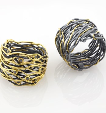 Gold rings, jewellery  Image