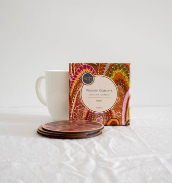 Wooden Coasters 4Pack Image