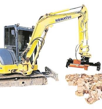 Attachments for Tractors, Log Splitters, Fork Attachments, Five Finger Grabs, Tree Pullers, Excavators Image