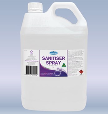 cleanPRO Sanitiser Spray 5L (80% Alcohol) Image