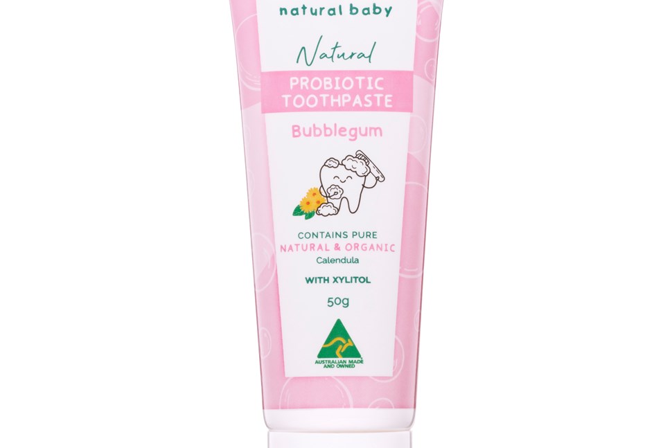 GAIA Natural Baby Natural Probiotic Toothpaste Bubblegum 50mL