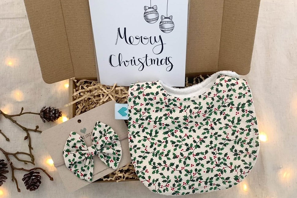 Baby Girl Xmas Gift - Christmas Holly