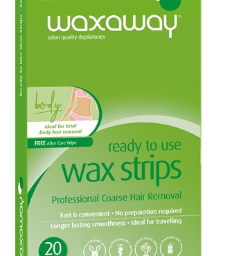 Waxaway Ready to Use Wax Strips for Body – Coarse Image