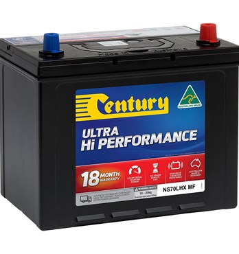 Century Ultra Hi Performance NS70LHX MF Battery Image