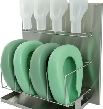 Bedpan and Urinal Bottle Drying and Storage Racks Image