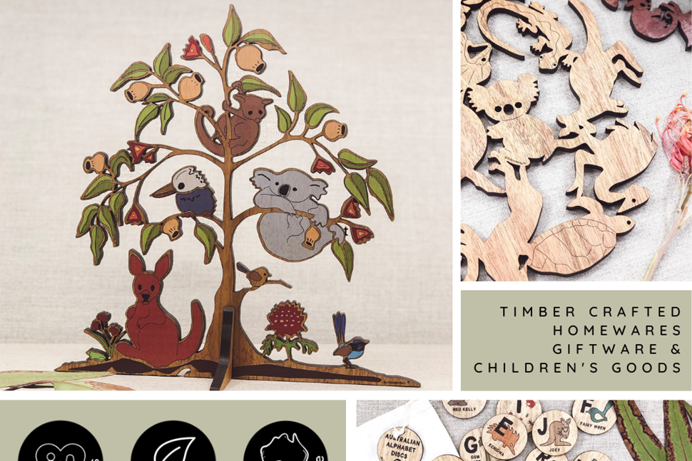 15% OFF sitewide Crafted Timber Puzzles, Homewares and Gifts