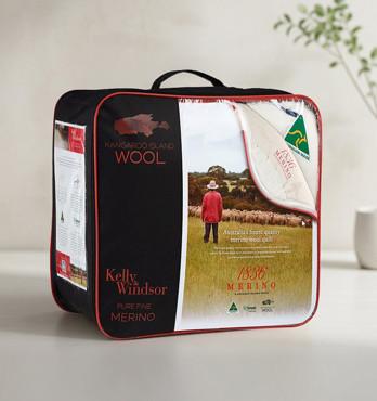 1836 Pure Fine Merino Wool Quilt Image