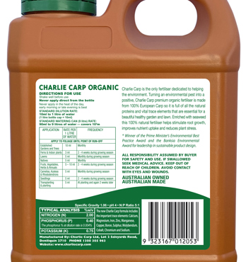 Charlie Carp Premium Organic & Seaweed Fertiliser Image