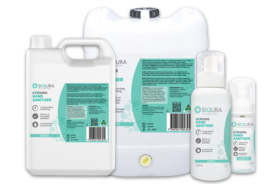 Siqura eXtreme Hand Sanitiser and Protectant