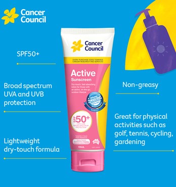 Cancer Council Active Sunscreen SPF50+ Image