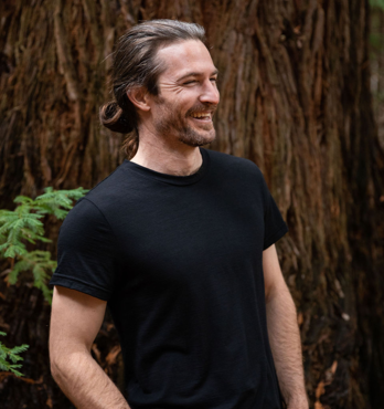 Men's Tasmanian Merino 180 Emrik Crew Neck T-Shirt Image