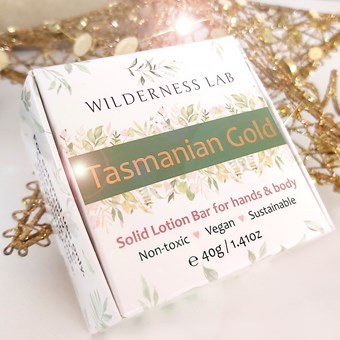 Tasmanian Gold solid lotion bar