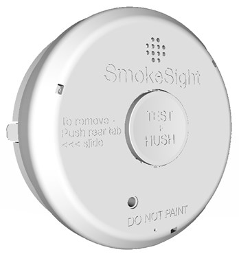 Photoelectric Smoke Alarm, Mains Powered, Wired Interconnect / SmokeSight Image