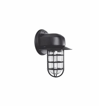 Streamline Flared Caged Wall Light Image