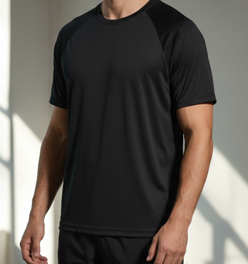 Plain Merino Wool Short Sleeve T-shirt  Image