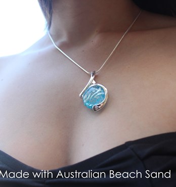 LIQUID CRYSTAL AUSTRALIA - Aqua Sand Jewellery Collection Image