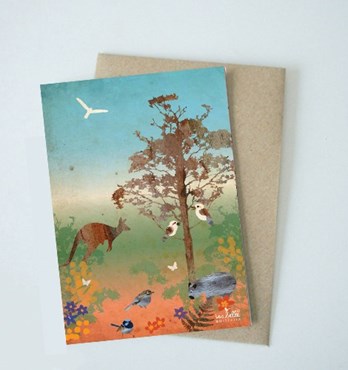 Wildlife Bush Scenes // Greeting Cards Image