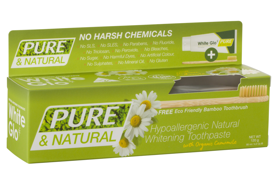 White Glo Pure and Natural Whitening Toothpaste