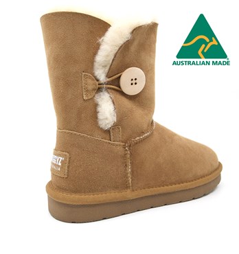 Premium Short Button Boots Image