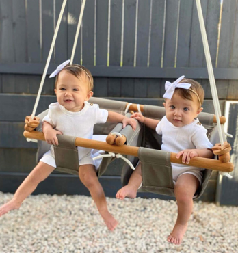 Twin Swings for babies & toddlers Image