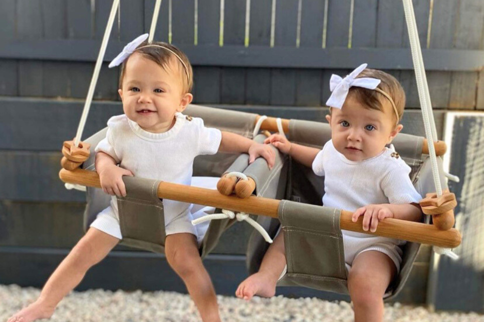 Twin Swings for babies & toddlers
