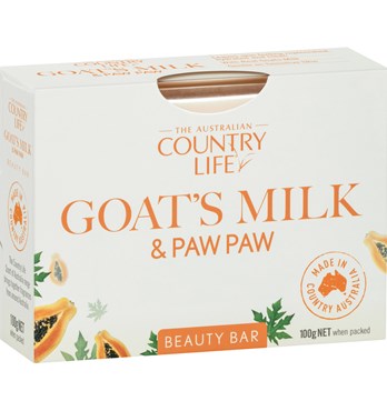 Country Life soap - Goat's Milk & Paw Paw Image