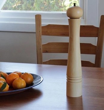 Large Orb Huon Pine Pepper Mill Image