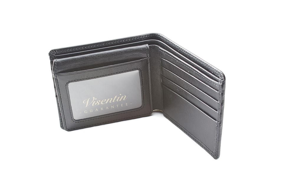 W304K Ten Credit Card Wallet with Window/Flap. 