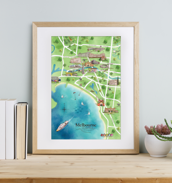 A3 & A4 Map prints Image