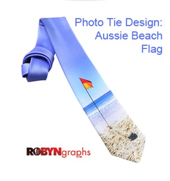 Neckties with Australian Photos - Stylish wearable art gifts for men Image