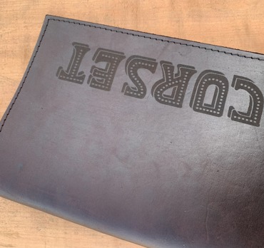 Leather menu covers Image