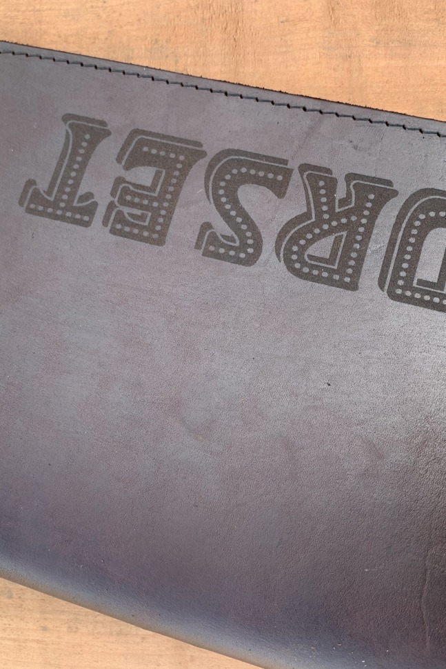 Leather menu covers