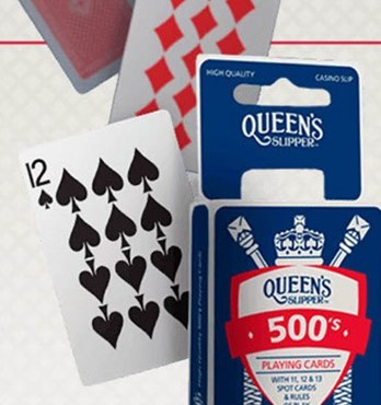 Queen's Slipper Playing Cards Image