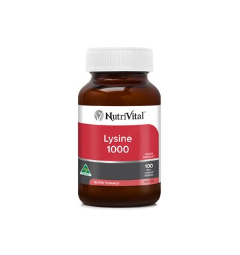 NutriVital Lysine 1000 Tablet Image
