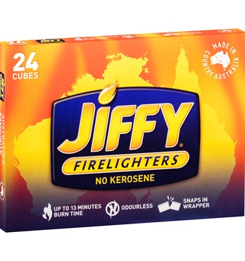 Jiffy Firelighters 24 cubes Image