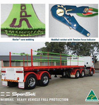 WebRail Heavy Vehicle Fall Protection Image