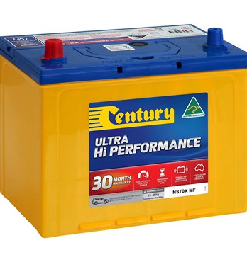 Century Ultra Hi Performance 4x4 NS70X MF Battery Image