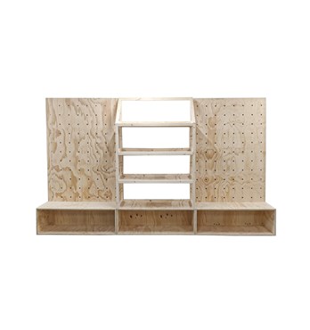 Pegboard and Shelving Wall (Rent) Image