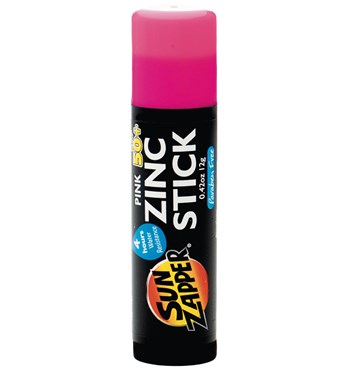 Sun Zapper Zinc Stick SPF 50+ Pink - Sunscreen Image