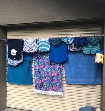 Wall to Wall Clothesline Dry Rack Image