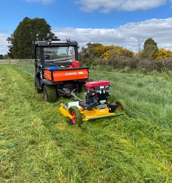 Tow behind quad bike ATV slasher Image