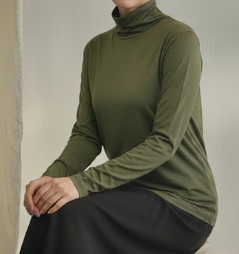 Long Sleeves Merino Wool T-shirt Image