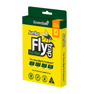 EnviroSafe Fly Trap Jumbo Bait 3 Pack Image