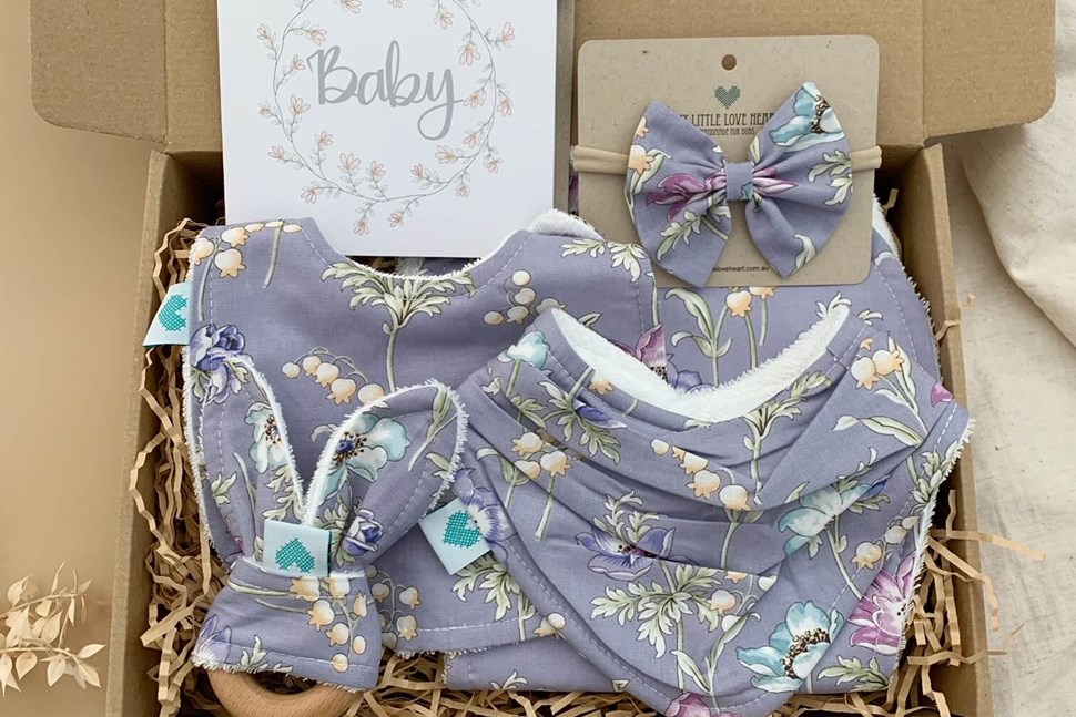 Girls Handmade Baby Gift Box – Wild Lavender