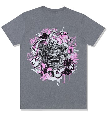 isle of gods t-shirt-Gray Image