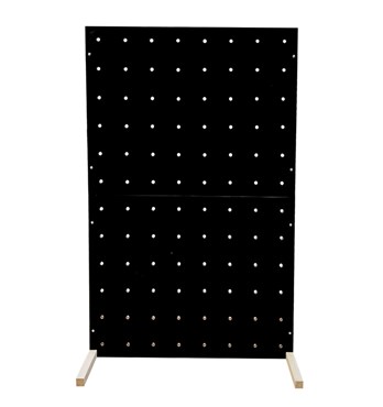 Black Freestanding Pegboard (Rent) Image