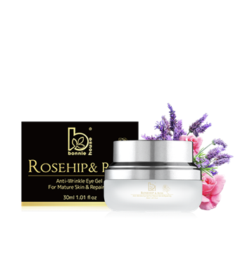 Bonnie House Rosehip & Rose Anti-Wrinkle Eye Gel for Mature Skin & Repairing 30ml Image