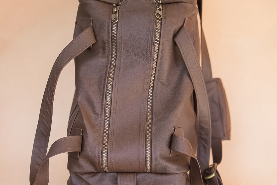 Kangaroo & Cowhide Leather Travel Bags