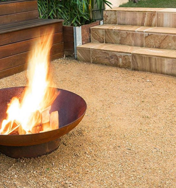 Australian sandstone sawn - ideal to use as tiles, pavers and wall cladding Image