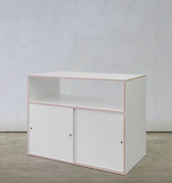 Open Shelf Counter Cabinet Image